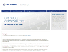 Tablet Screenshot of greatwestfunds.com